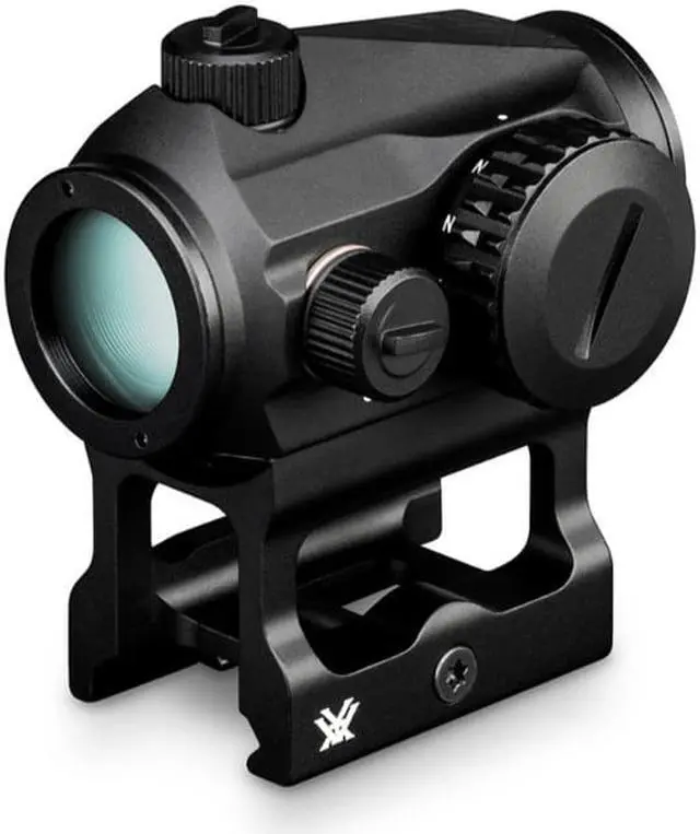 Alt view image 4 of 4 - Vortex Crossfire II Bright Red Dot Sight with Multi-Height Mount System (2 MOA)