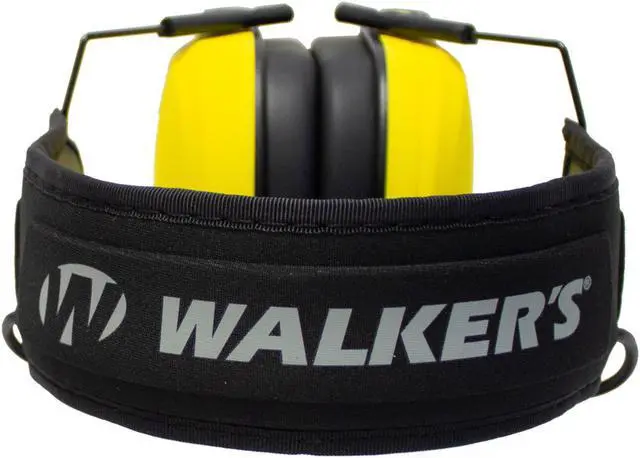 Alt view image 6 of 6 - Walkerâ€™s Razor Shooting Muff (DTOM Yellow) 2-Pack w/ Walkie Talkie & Glasses Kit