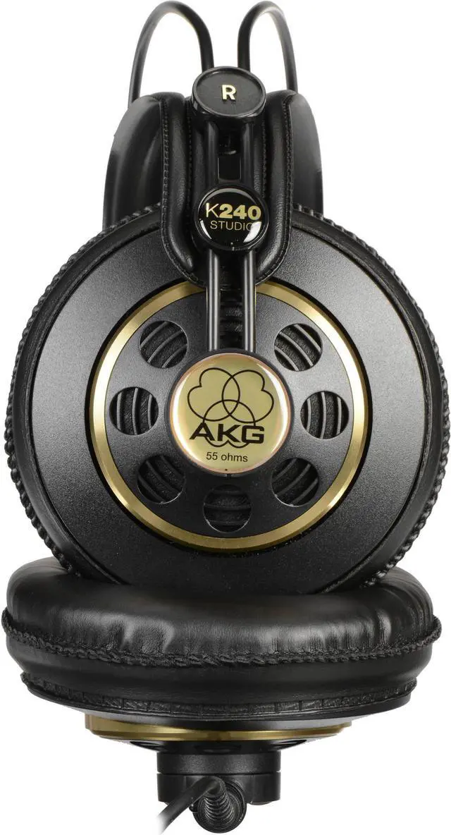 Alt view image 6 of 7 - AKG K 240 Studio Professional Semi-Open Stereo Headphones with Headphone Case