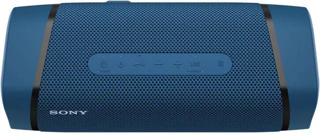 Alt view image 14 of 20 - Sony XB33 EXTRA BASS Blue Portable Bluetooth Speaker - SRSXB33/L