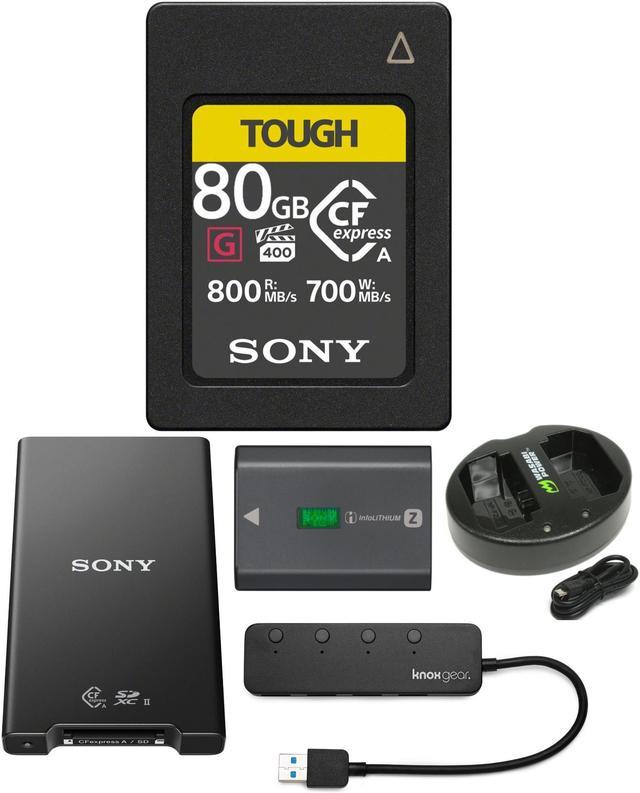 Sony CFexpress Type A 80GB Memory Card bundle Memory Cards