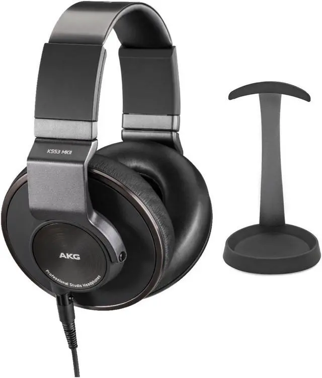 Main image of AKG K553 MKII Studio Headphones bundle with Knox Gear Aluminum Stand