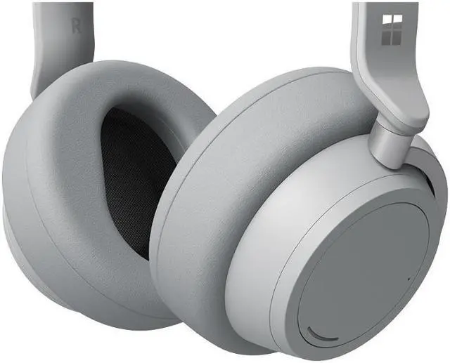 Alt view image 18 of 20 - Microsoft GUW00001 Surface Wireless Noise Cancelling Headphones - Light Gray