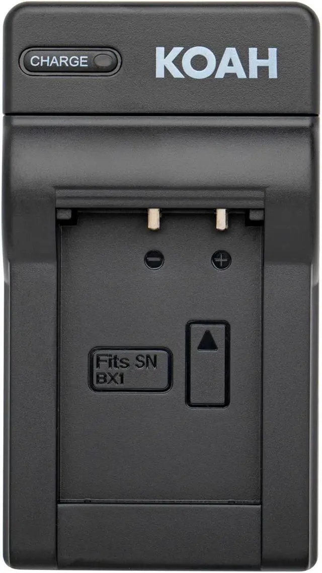 Alt view image 5 of 7 - Koah Rechargeable Li-Ion Battery Pack for Sony NP-BX1 with Focus QC-105 Charger