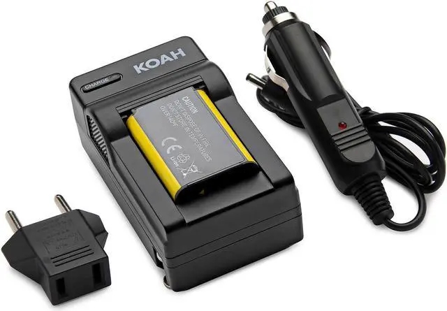 Main image of Koah Rechargeable Li-Ion Battery Pack for Sony NP-BX1 with Focus QC-105 Charger
