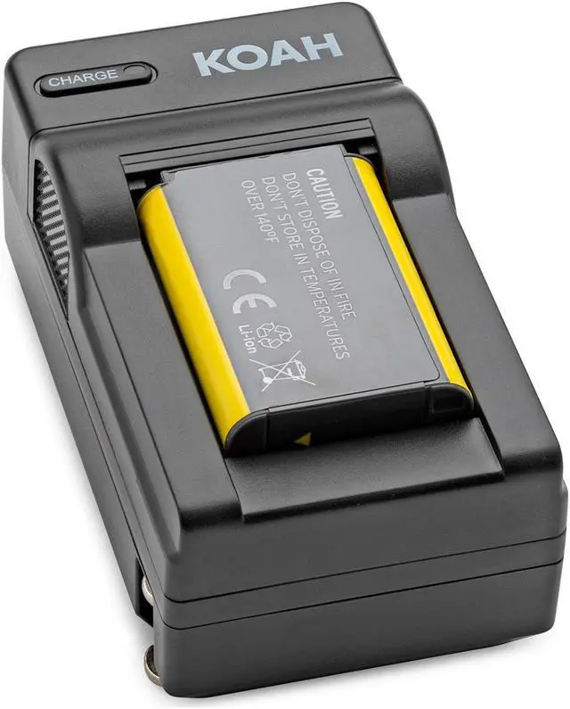 Alt view image 6 of 7 - Koah Rechargeable Li-Ion Battery Pack for Sony NP-BX1 with Focus QC-105 Charger