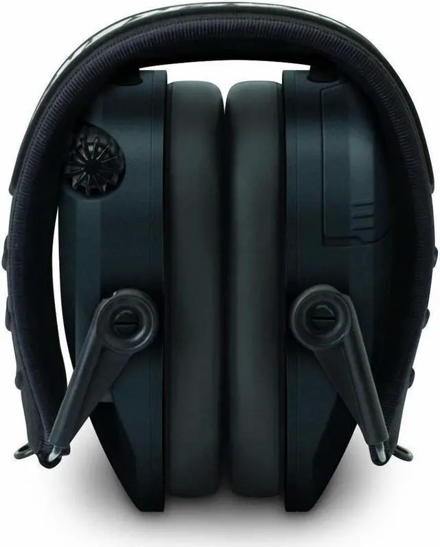 Alt view image 6 of 6 - Walkerâ€™s Razor Slim Electronic Muffs (Black) 2-Pack w/ Walkie Talkies & Glasses