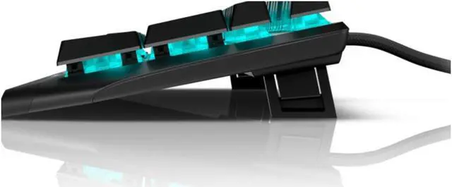Alt view image 8 of 18 - Alienware Low-Profile RGB Gaming Keyboard AW410K: Alienfx Per Key RGB LED - Cherry MX Brown Switches