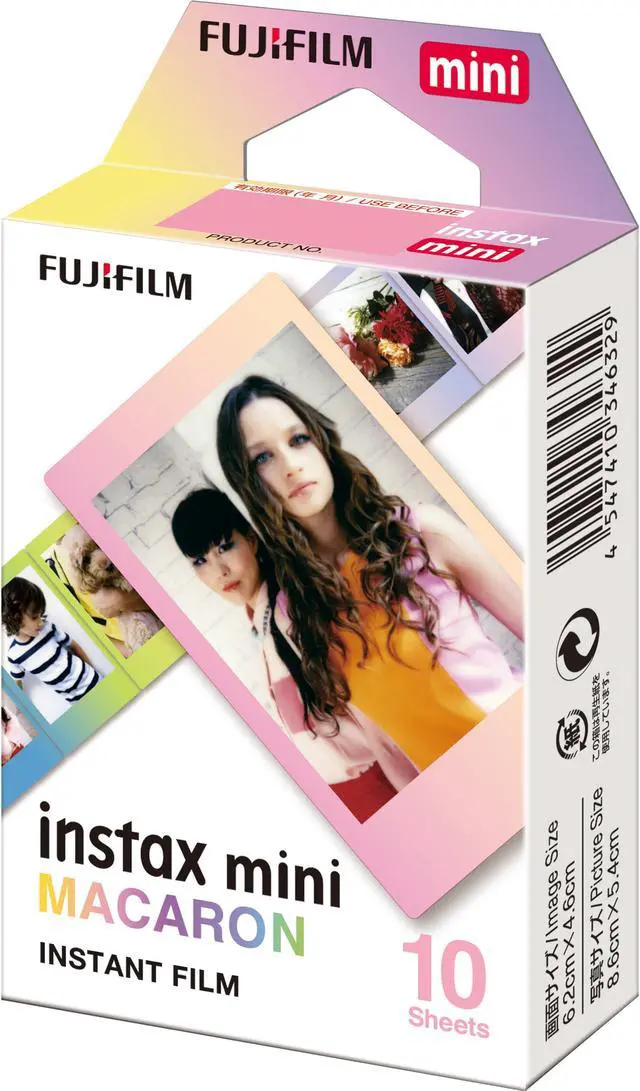 Alt view image 6 of 11 - Fujifilm 16547737 instax mini Macaron Film, 10 pk