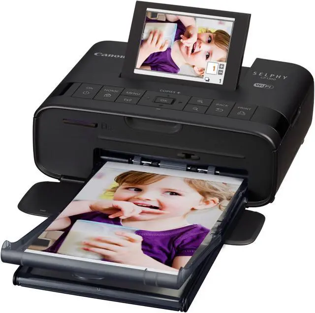Alt view image 16 of 20 - CANON - SOHO AND INK 2234C013 CP1300 BLK COMPACT PHOTO