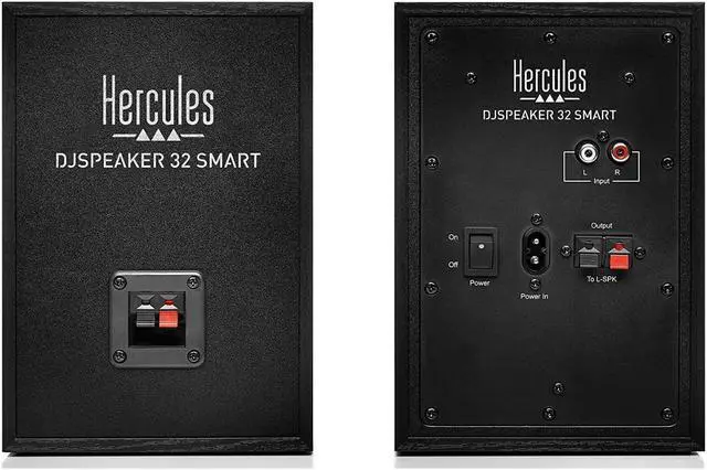 Alt view image 2 of 10 - Hercules AMS-DJSPEAKER-32-SMART DJSpeaker 32 Smart Speakers (Right and Left)