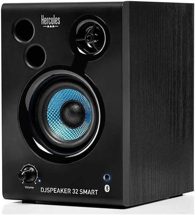 Alt view image 6 of 10 - Hercules AMS-DJSPEAKER-32-SMART DJSpeaker 32 Smart Speakers (Right and Left)