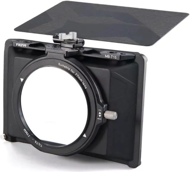 Alt view image 6 of 13 - Tilta Tiltaing Mini Clamp-On Matte Box, Black #MB-T15