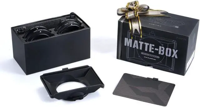 Alt view image 7 of 13 - Tilta Tiltaing Mini Clamp-On Matte Box, Black #MB-T15