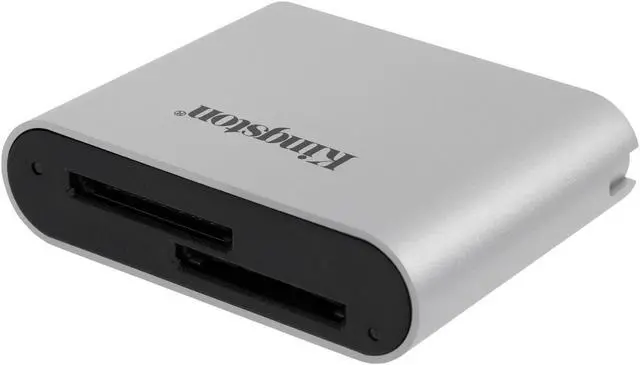Alt view image 5 of 16 - Kingston USB3.2 Gen1 Workflow Dual-Slot SDHC/SDXC UHS-II Card Reader WFSSD