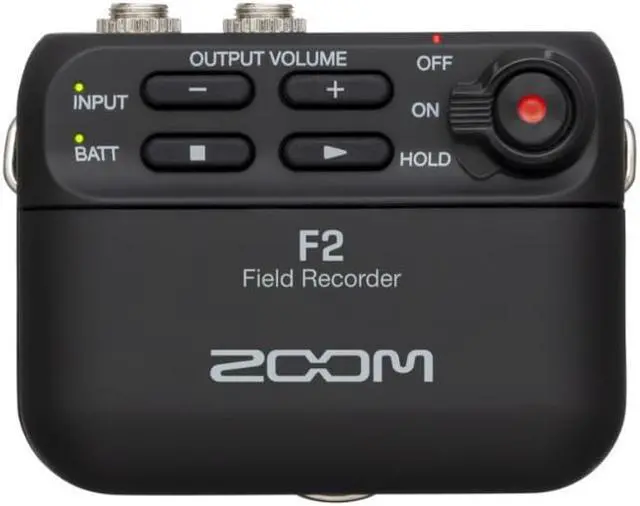 Alt view image 7 of 9 - Zoom F2 Portable Field Recorder with Lavalier Microphone