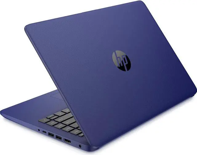 Alt view image 12 of 12 - HP - 14" Laptop - Intel Celeron - 4GB Memory - 64GB eMMC - Indigo Blue
14-dq0005dx Notebook PC Computer