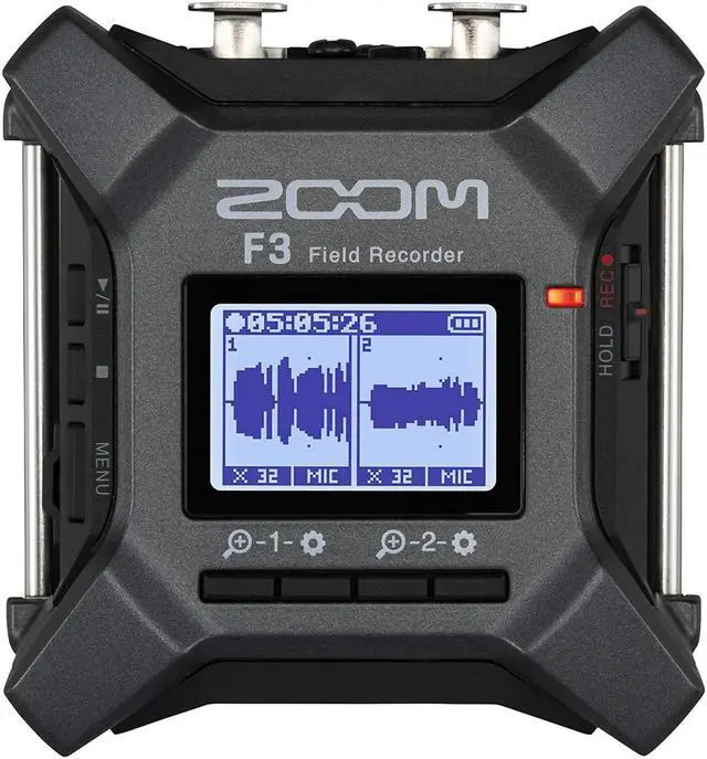 Main image of Zoom F3 MultiTrack Handheld Field Recorder with 32-Bit Float Technology