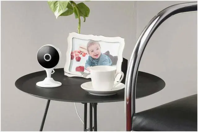 Alt view image 12 of 20 - lorex 2k smart indoor wi-fi security camera with two-way audio and person detection