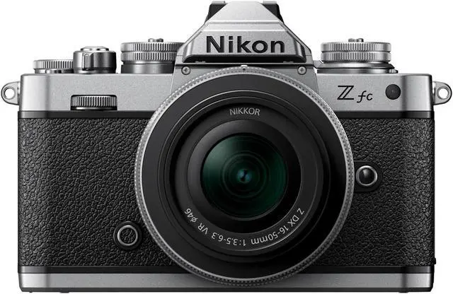 Alt view image 10 of 18 - Nikon Z fc DX-Format Mirrorless Camera Body w/NIKKOR Z DX 16-50mm f/3.5-6.3 VR - Silver