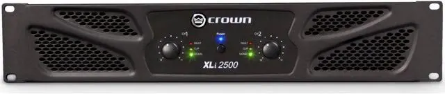 Alt view image 17 of 20 - Crown 2500 Amplifier 1000 W RMS 2 Channel Dark Gray NXLI25000US