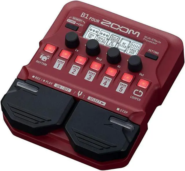 Alt view image 11 of 12 - Zoom B1 FOUR Bass Multi-Effects Processor