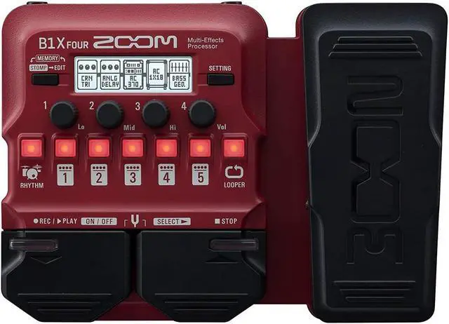 Alt view image 9 of 17 - zoom bass multieffects pedal b1x four