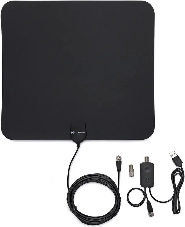Main image of Knox Gear Ultra Thin Digital HDTV Antenna with built-in detachable Amplifier