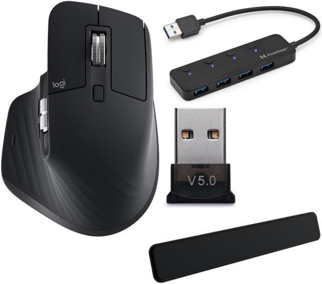 Logitech MX Master 3S Performance Wireless Mouse (Black) with Accessories 