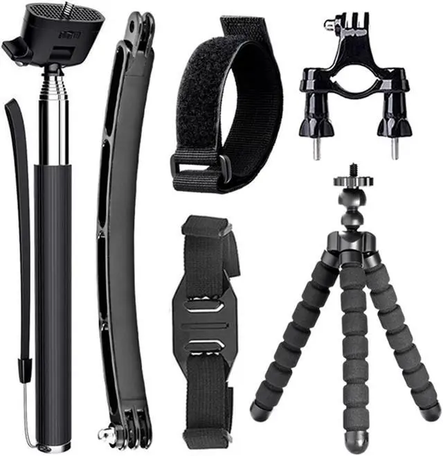 Alt view image 6 of 7 - Koah 50-In-1 Action Camera Accessory Kit (Compatible with GoPro)