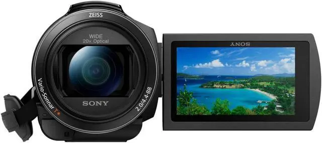 Alt view image 8 of 17 - Sony FDR-AX43A UHD 4K Handycam Camcorder