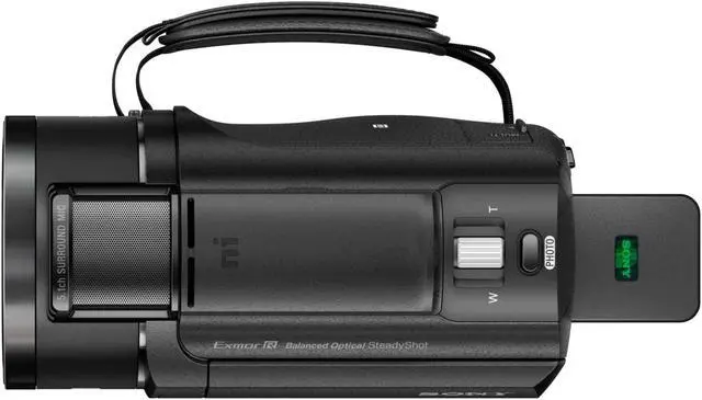 Alt view image 9 of 17 - Sony FDR-AX43A UHD 4K Handycam Camcorder