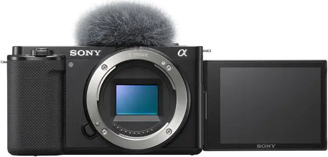 Alt view image 14 of 20 - Sony ZV-E10 Mirrorless 24.2MP 4K Digital Camera Body Black
