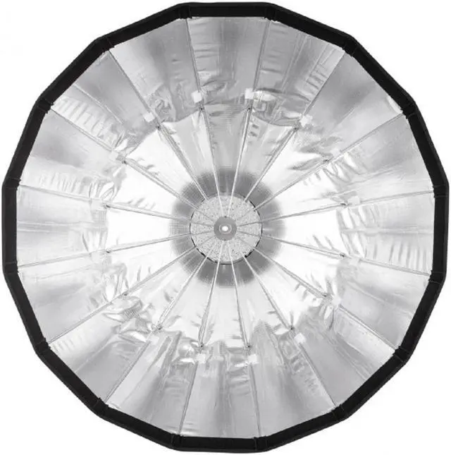 Alt view image 10 of 20 - Westcott 32in. White Satin Umbrella With Removable Black Cover