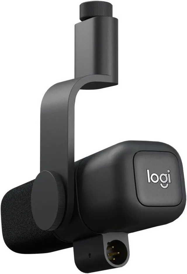 Alt view image 8 of 9 - Logitech BlueSona Active Dynamic XLR Broadcast Microphone with ClearAmp Graphite