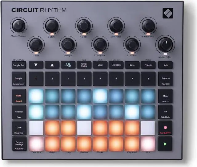 Alt view image 19 of 20 - Novation Circuit Rhythm Groovebox with Standalone Sampler and Groove Production Workstation