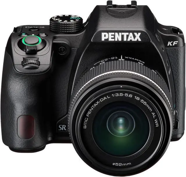 Alt view image 2 of 14 - Pentax KF DSLR Camera Kit (Black) with PENTAX DA L 18-55mm F3.5-5.6 AL WR Lens