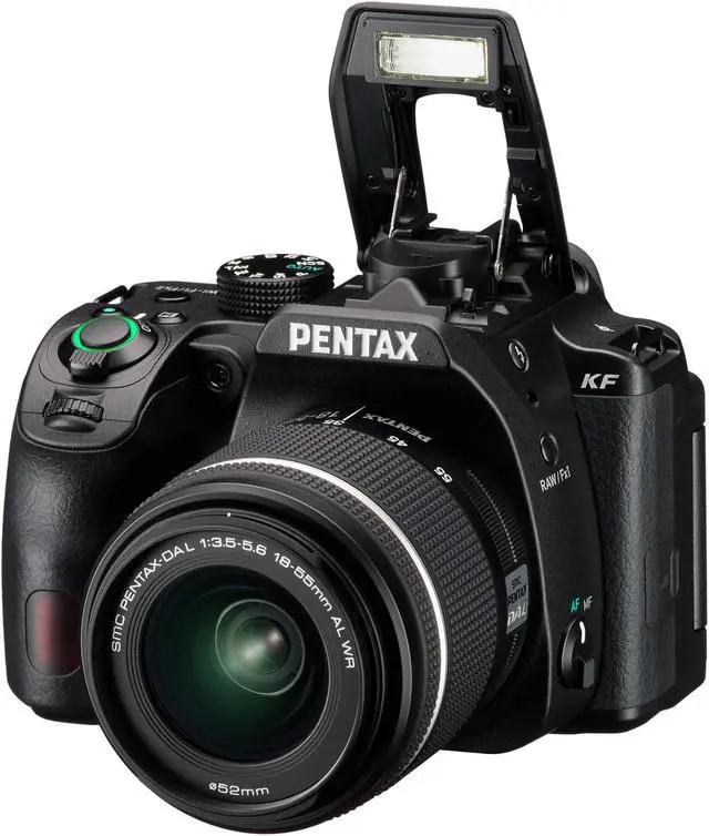 Alt view image 4 of 14 - Pentax KF DSLR Camera Kit (Black) with PENTAX DA L 18-55mm F3.5-5.6 AL WR Lens