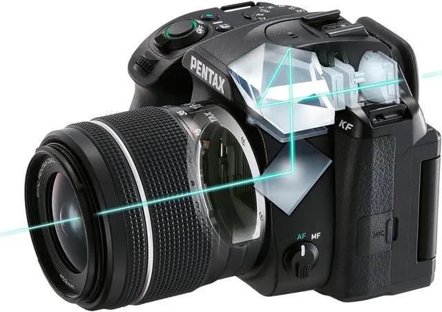 Alt view image 6 of 14 - Pentax KF DSLR Camera Kit (Black) with PENTAX DA L 18-55mm F3.5-5.6 AL WR Lens