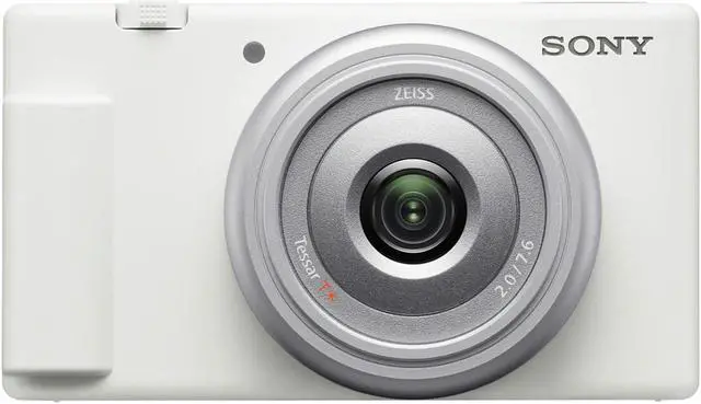 Alt view image 9 of 20 - Sony ZV-1F Vlog Camera for Content Creators and Vloggers (White)