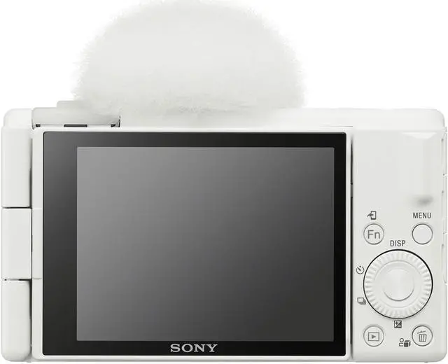 Alt view image 10 of 20 - Sony ZV-1F Vlog Camera for Content Creators and Vloggers (White)