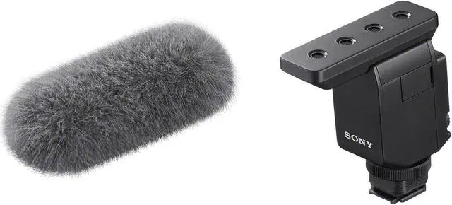 Alt view image 13 of 15 - Sony ECM-B10 Camera-Mount Digital Shotgun Microphone
