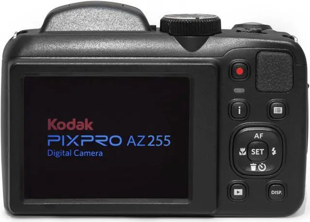 Alt view image 6 of 15 - Kodak PIXPRO AZ255 Astro Zoom 16MP Digital Camera (Black)