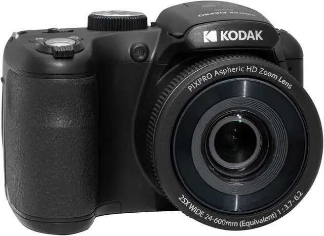 Alt view image 3 of 15 - Kodak PIXPRO AZ255 Astro Zoom 16MP Digital Camera (Black)