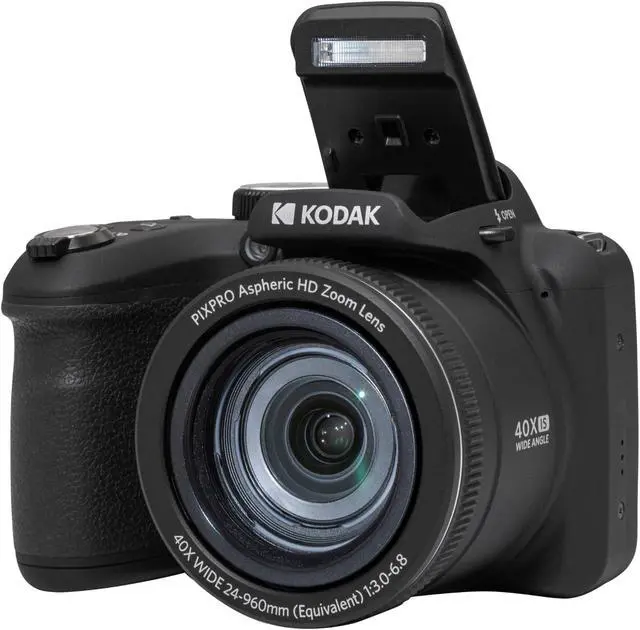 Alt view image 5 of 16 - Kodak PIXPRO AZ405 20.7MP Astro Zoom Digital Camera with 40x Optical Zoom (Black)