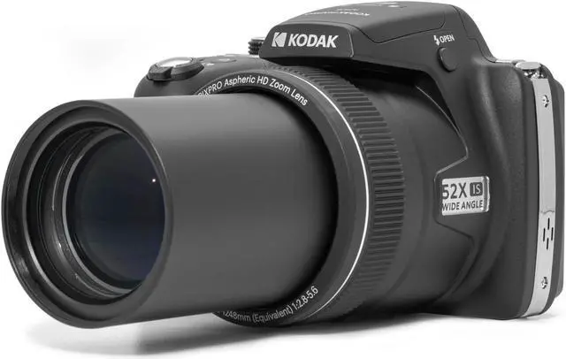 Alt view image 6 of 15 - Kodak PIXPRO AZ528 16MP Astro Zoom Digital Camera with 52x Optical Zoom (Black)