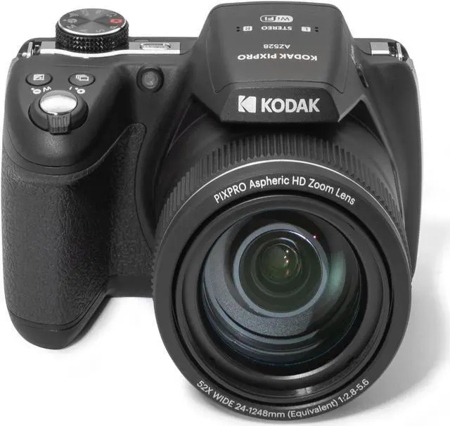 Alt view image 5 of 15 - Kodak PIXPRO AZ528 16MP Astro Zoom Digital Camera with 52x Optical Zoom (Black)