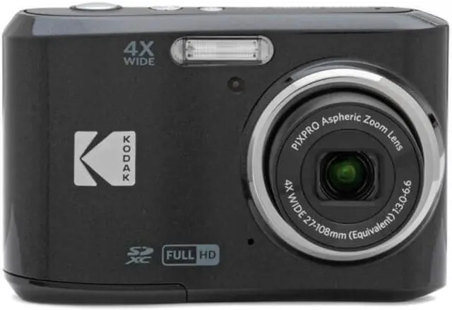 Alt view image 2 of 7 - Kodak PIXPRO FZ45 Digital Camera (Black) with Accessory Bundle