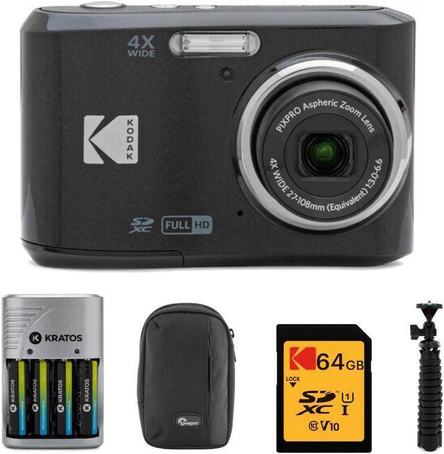 Kodak PIXPRO FZ45 Digital Camera (Black) with Accessory