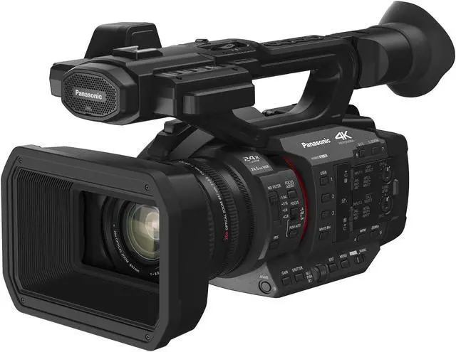 Alt view image 3 of 18 - Professional Camcorder X2, 24.5mm Wide-Angle Lens, 13-stop V-Log
